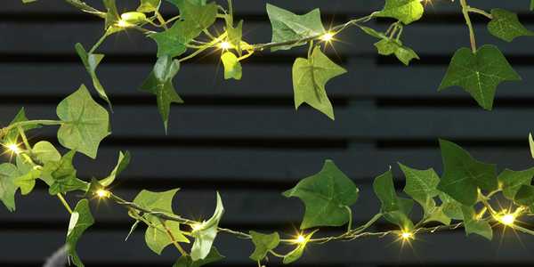 Garden by Sainsbury's 20 Ivy Solar String Lights.